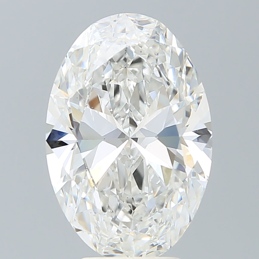 5.31 Carat Oval Shaped, Ideal Cut, F Color, VS2 Clarity, IGI Certified Lab Grown Diamond