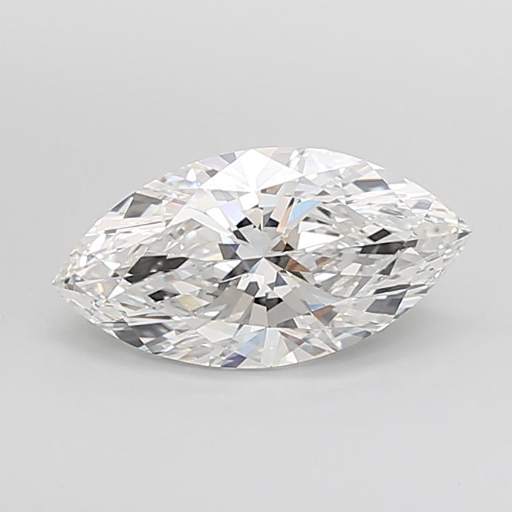 4.03 Carat Marquise Shaped, Ideal Cut, F Color, VVS2 Clarity, IGI Certified Lab Grown Diamond