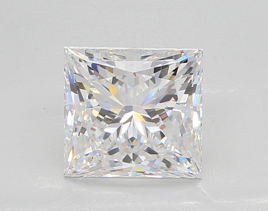 2.55 Carat Princess Shaped, Ideal Cut, D Color, VS1 Clarity, GIA Certified Lab Grown Diamond
