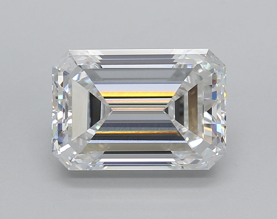 3.50 Carat Emerald Shaped, Very Good Cut, E Color, VVS2 Clarity, IGI Certified Lab Grown Diamond