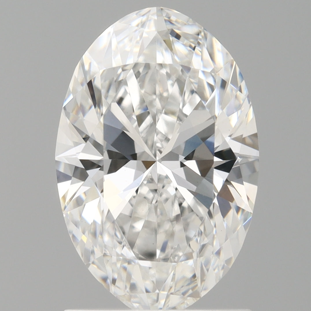 1.54 Carat Oval Shaped, Ideal Cut, E Color, VVS2 Clarity, IGI Certified Lab Grown Diamond