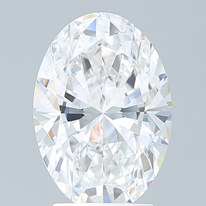 3.05 Carat Oval Shaped, Excellent Cut, D Color, VVS2 Clarity, IGI Certified Lab Grown Diamond