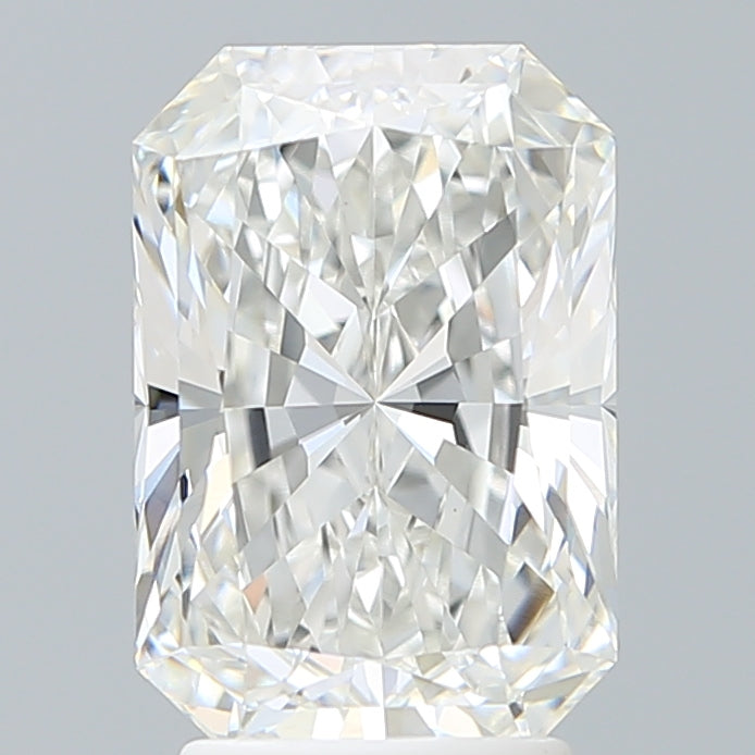 3.10 Carat Radiant Shaped, Ideal Cut, F Color, VVS1 Clarity, IGI Certified Lab Grown Diamond