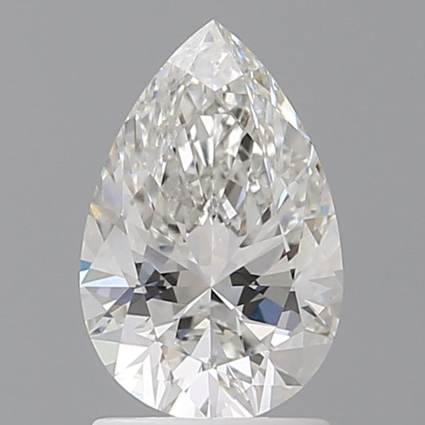 1.55 Carat Pear Shaped, Ideal Cut, F Color, VVS2 Clarity, IGI Certified Lab Grown Diamond