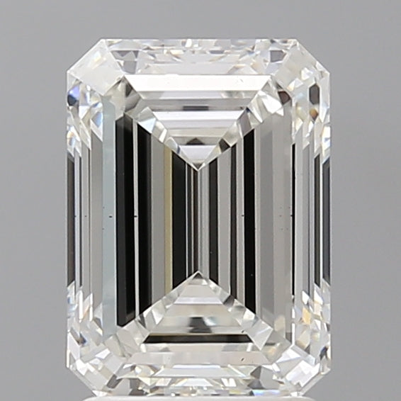 2.51 Carat Emerald Shaped, Excellent Cut, F Color, VS1 Clarity, IGI Certified Lab Grown Diamond