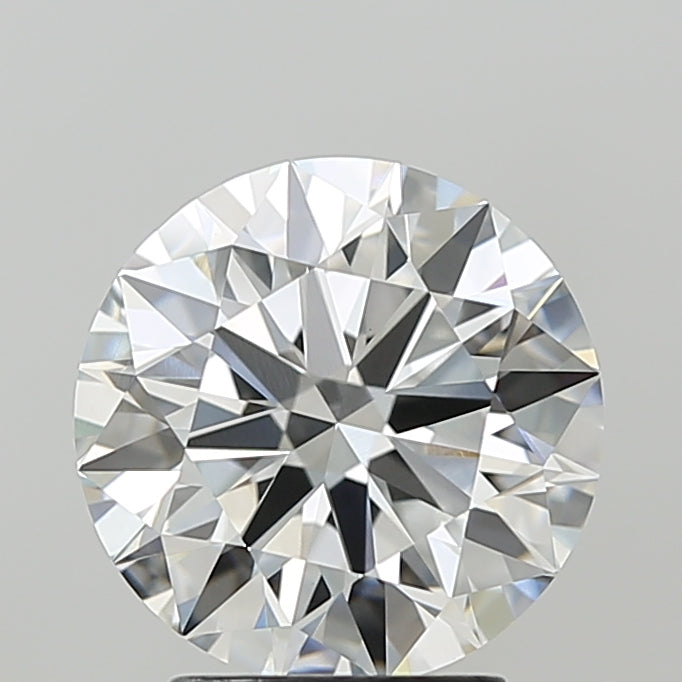 3.07 Carat Round Shaped, Ideal Cut, F Color, VVS2 Clarity, IGI Certified Lab Grown Diamond