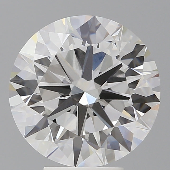 5.51 Carat Round Shaped, Excellent Cut, F Color, VVS2 Clarity, IGI Certified Lab Grown Diamond