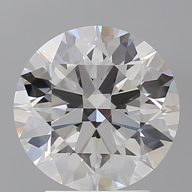 3.08 Carat Round Shaped, Ideal Cut, E Color, VVS2 Clarity, IGI Certified Lab Grown Diamond