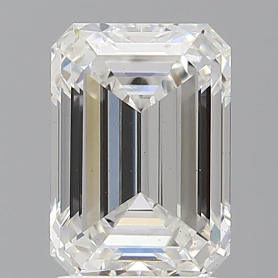 2.56 Carat Emerald Shaped, Ideal Cut, E Color, VS2 Clarity, IGI Certified Lab Grown Diamond
