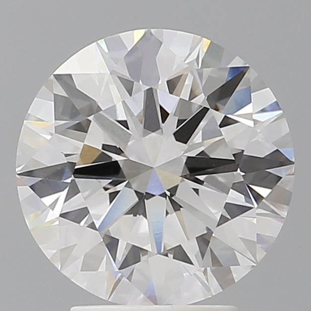 3.60 Carat Round Shaped, Ideal Cut, F Color, VVS2 Clarity, IGI Certified Lab Grown Diamond