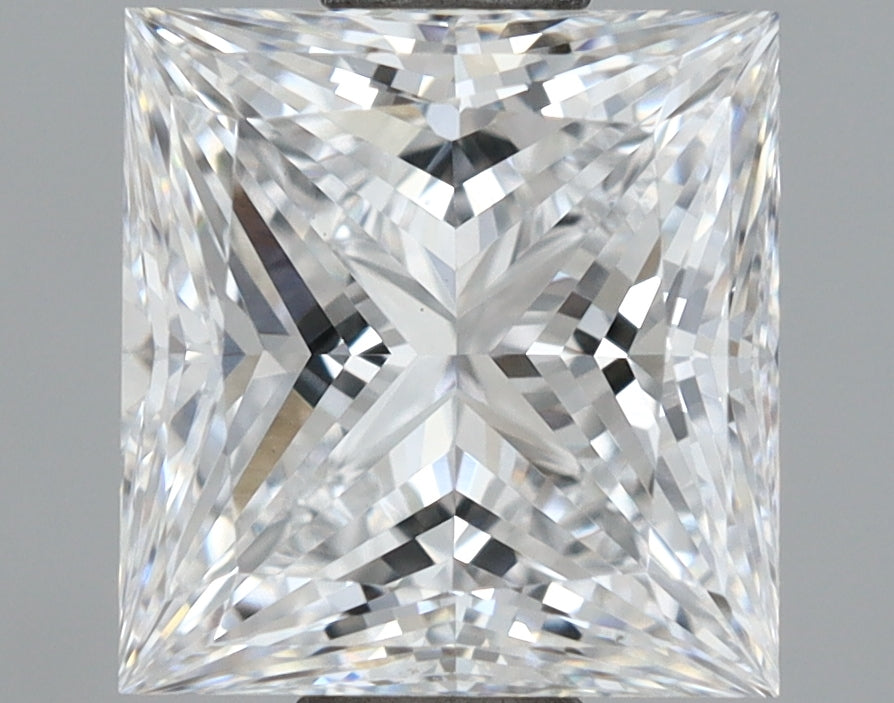 1.51 Carat Princess Shaped, Excellent Cut, D Color, VVS1 Clarity, IGI Certified Lab Grown Diamond