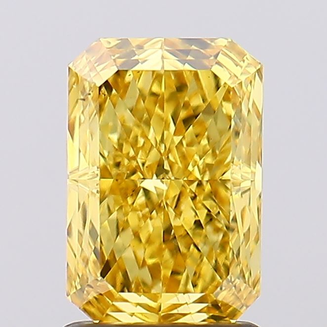 1.67 Carat Radiant Shaped, Excellent Cut, VS1 Clarity, IGI Certified Lab Grown Diamond
