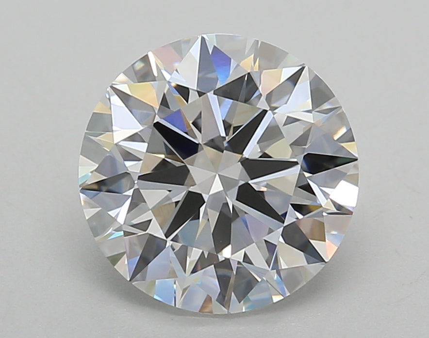 2.80 Carat Round Shaped, Ideal Cut, D Color, VVS2 Clarity, IGI Certified Lab Grown Diamond