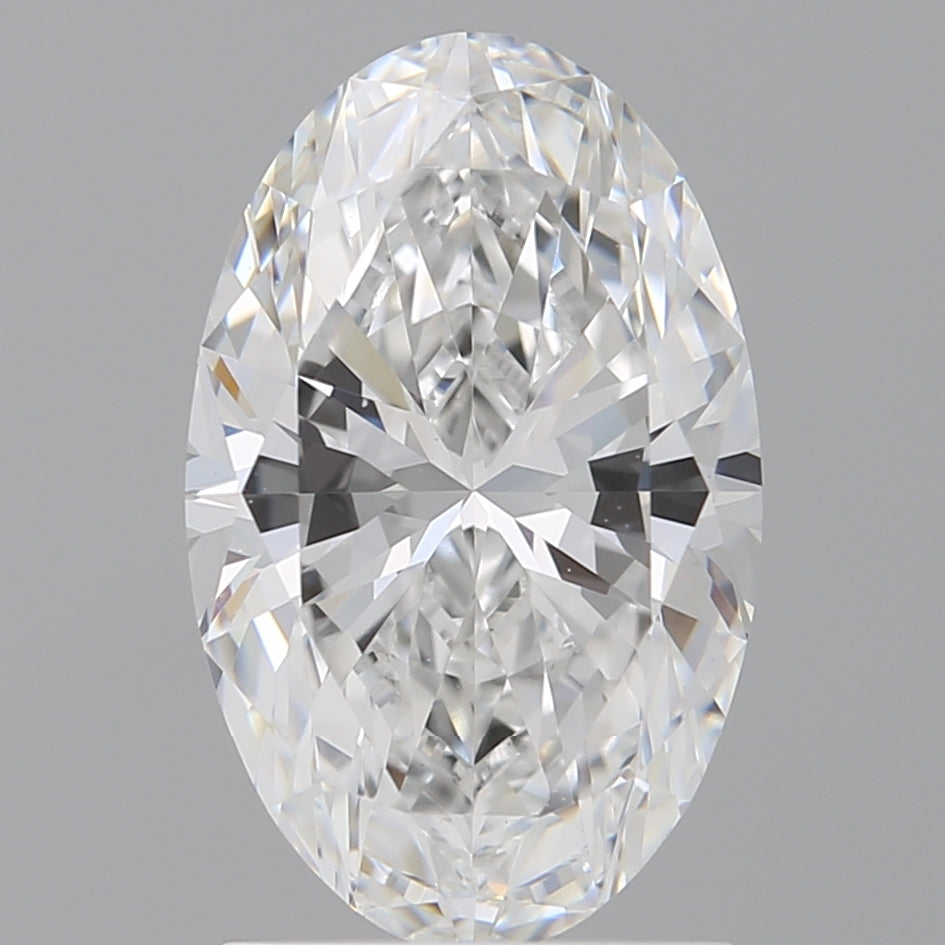 2.04 Carat Oval Shaped, Excellent Cut, E Color, VVS2 Clarity, IGI Certified Lab Grown Diamond