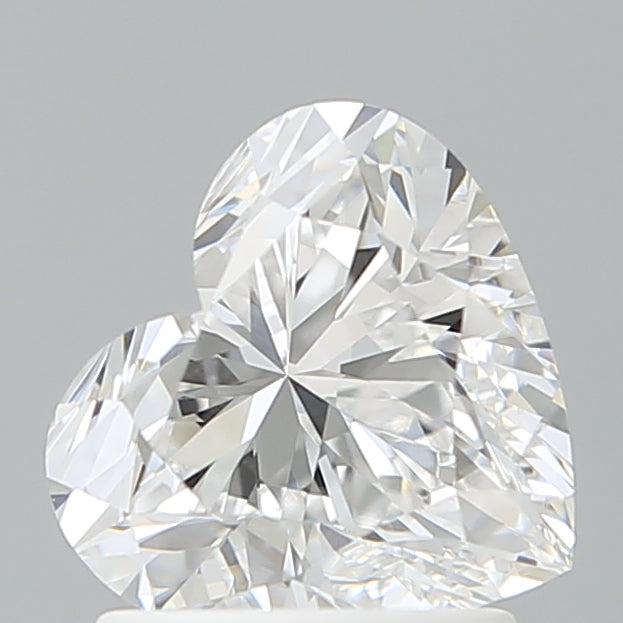 1.56 Carat Heart Shaped, Ideal Cut, D Color, VVS2 Clarity, IGI Certified Lab Grown Diamond