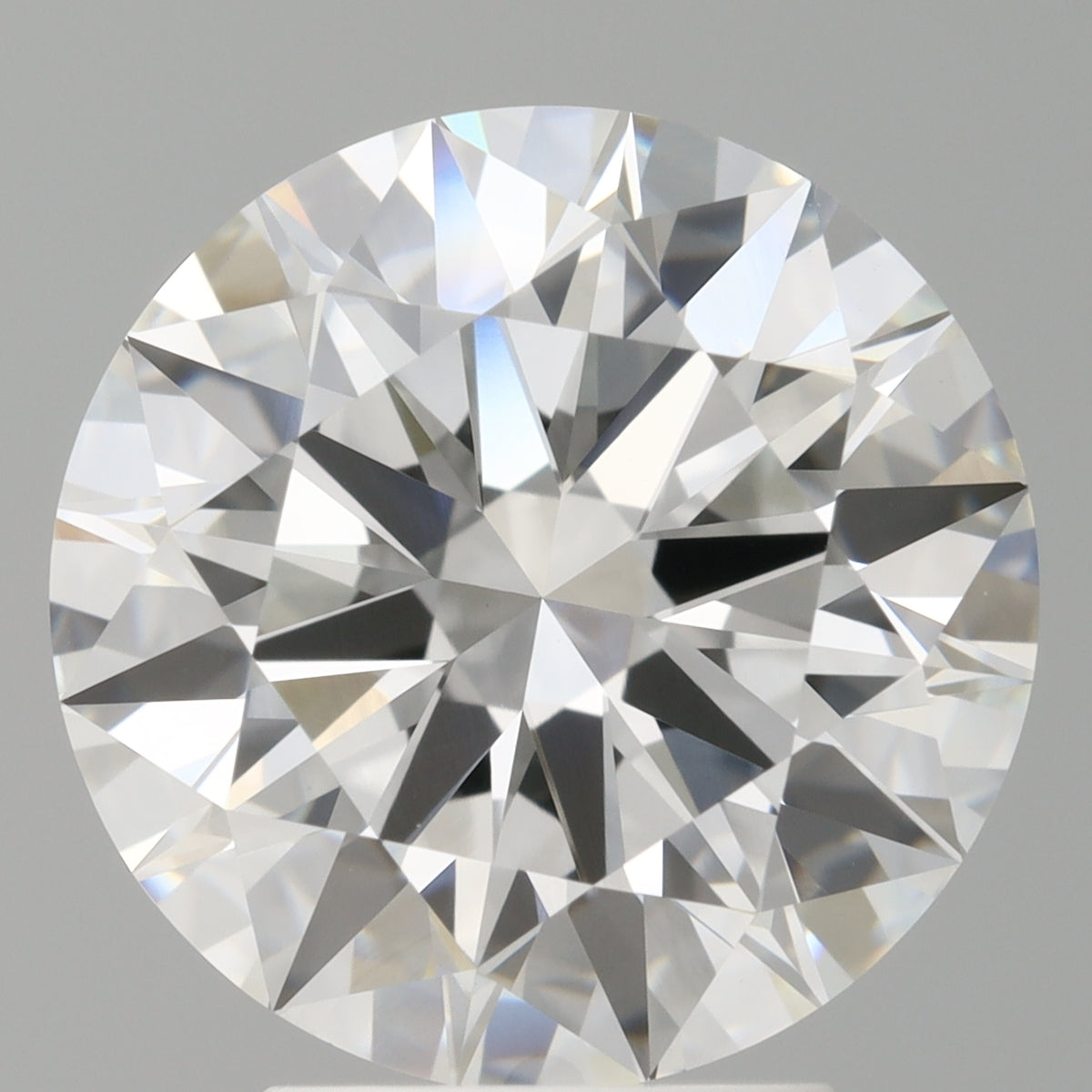 4.04 Carat Round Shaped, Ideal Cut, E Color, VVS2 Clarity, IGI Certified Lab Grown Diamond