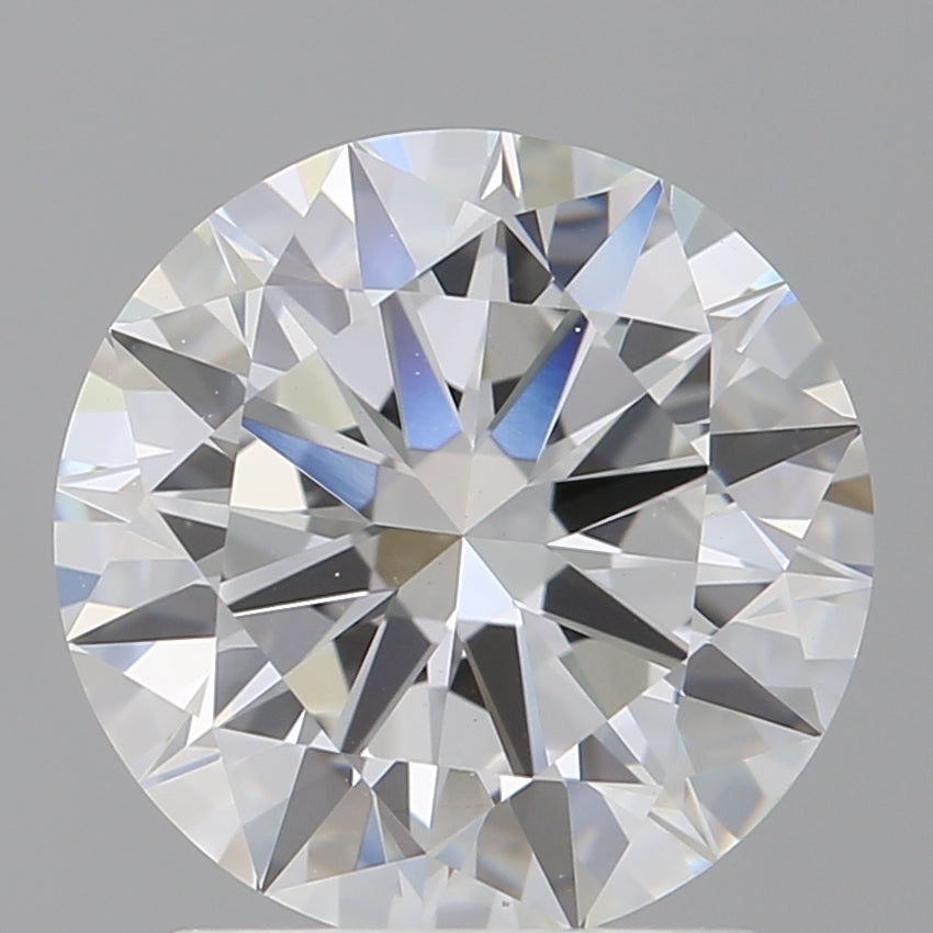 2.00 Carat Round Shaped, Excellent Cut, E Color, VVS2 Clarity, IGI Certified Lab Grown Diamond