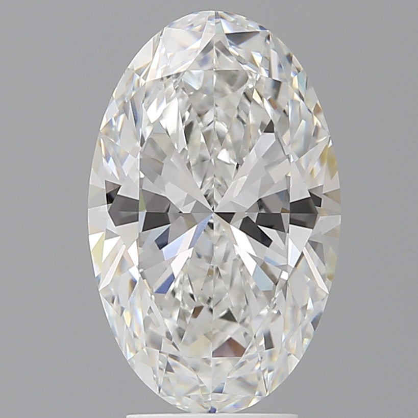 4.10 Carat Oval Shaped, Ideal Cut, E Color, VVS2 Clarity, IGI Certified Lab Grown Diamond
