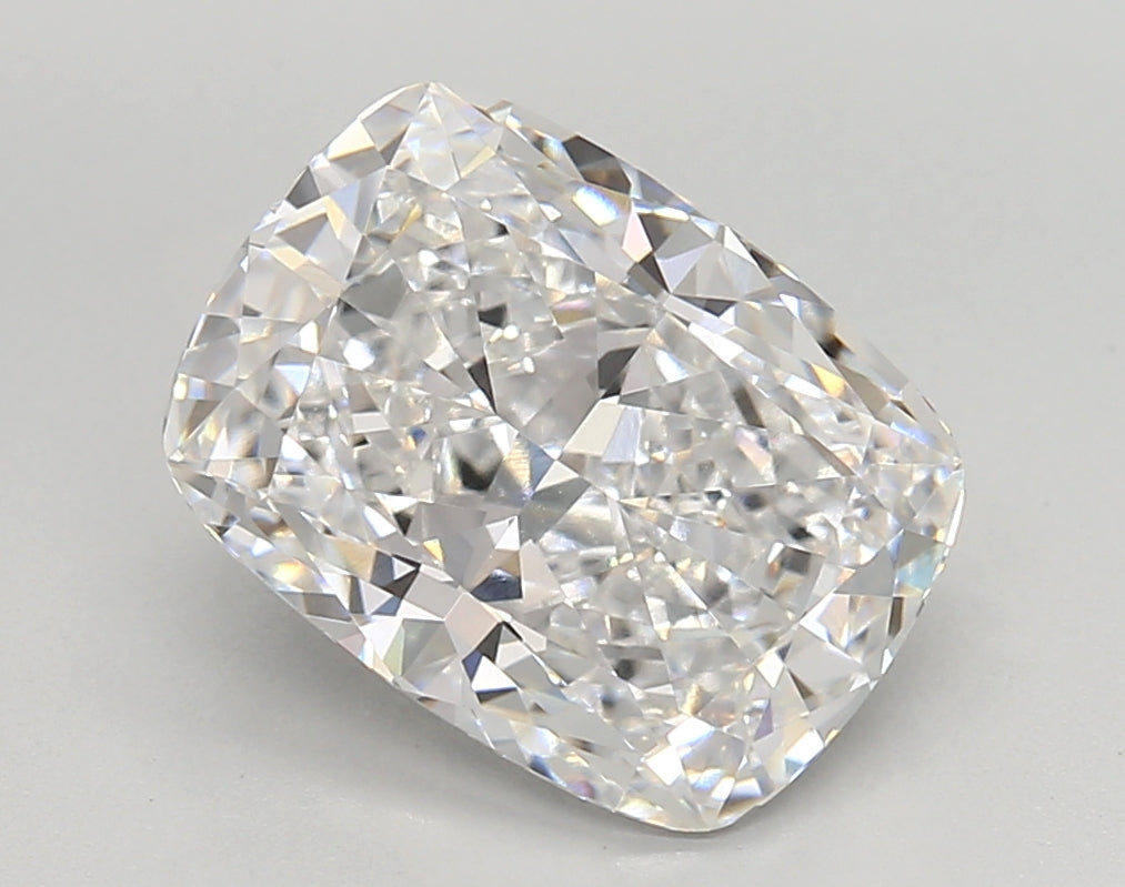 4.10 Carat Cushion Shaped, Very Good Cut, D Color, VVS2 Clarity, IGI Certified Lab Grown Diamond