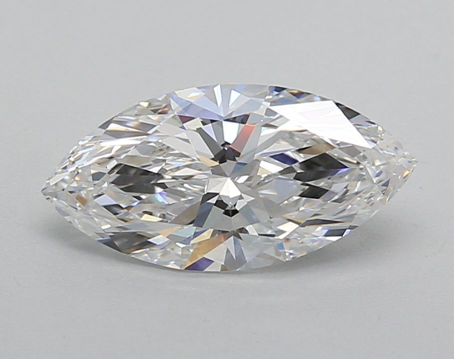 1.52 Carat Marquise Shaped, Excellent Cut, D Color, VS1 Clarity, IGI Certified Lab Grown Diamond