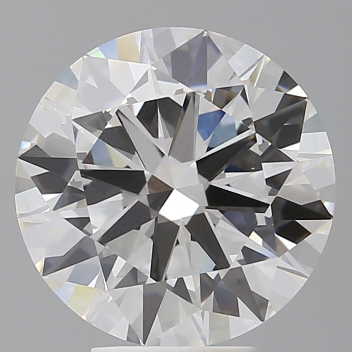 5.55 Carat Round Shaped, Ideal Cut, E Color, VVS2 Clarity, IGI Certified Lab Grown Diamond