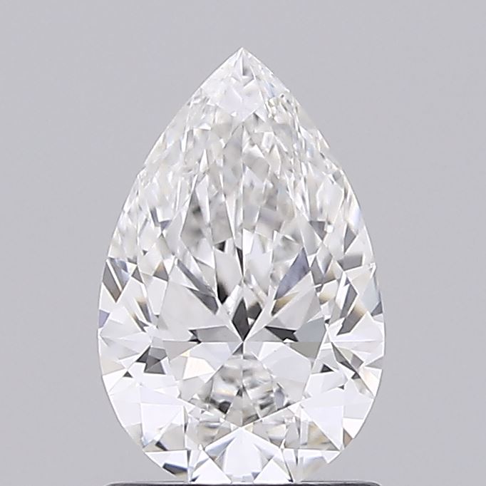 1.00 Carat Pear Shaped, Ideal Cut, E Color, VVS1 Clarity, IGI Certified Lab Grown Diamond