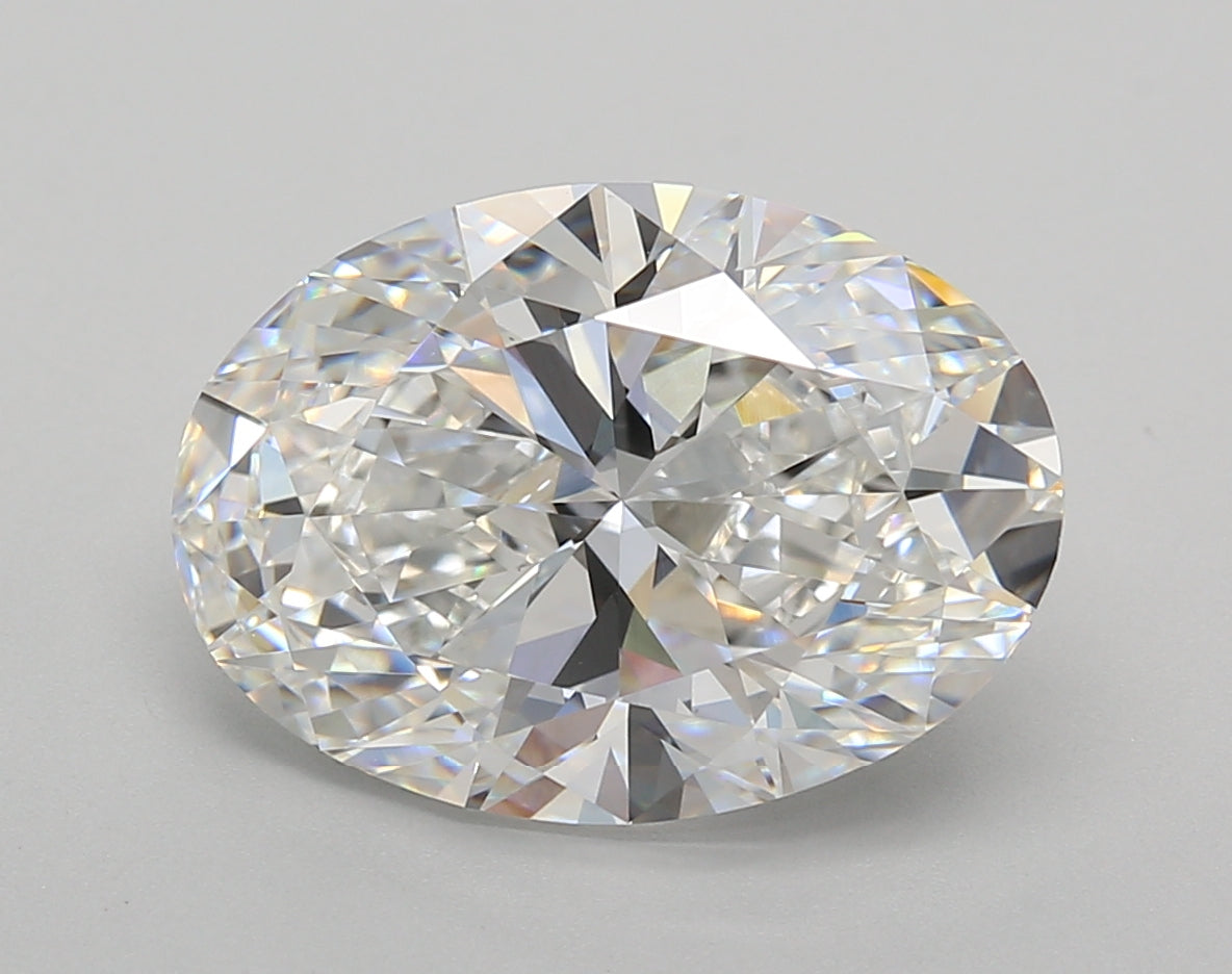 5.02 Carat Oval Shaped, Excellent Cut, E Color, VVS2 Clarity, IGI Certified Lab Grown Diamond