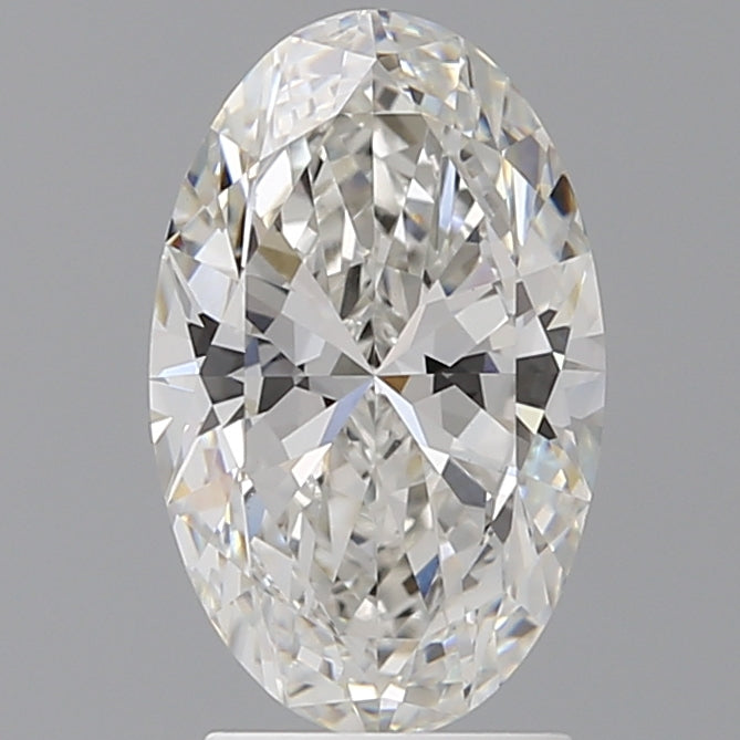 2.51 Carat Oval Shaped, Ideal Cut, F Color, VVS2 Clarity, IGI Certified Lab Grown Diamond