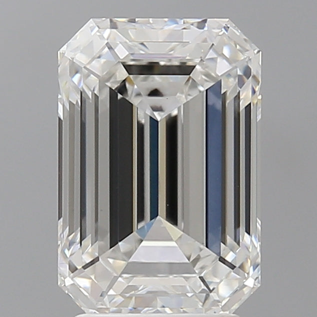 3.54 Carat Emerald Shaped, Ideal Cut, E Color, VS1 Clarity, IGI Certified Lab Grown Diamond