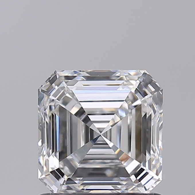1.01 Carat Asscher Shaped, Very Good Cut, E Color, VVS2 Clarity, IGI Certified Lab Grown Diamond