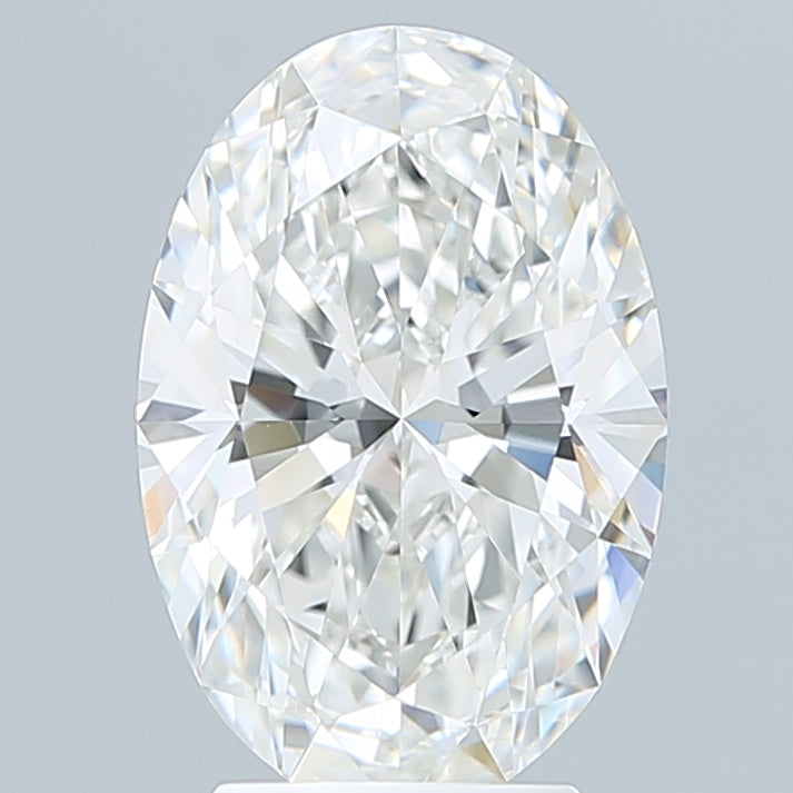 3.60 Carat Oval Shaped, Ideal Cut, E Color, VVS2 Clarity, IGI Certified Lab Grown Diamond