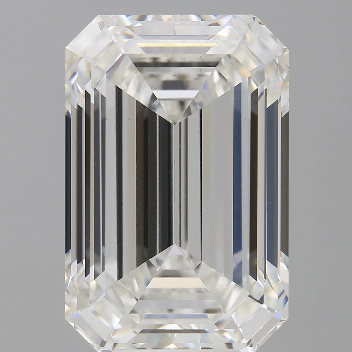 9.09 Carat Emerald Shaped, Ideal Cut, F Color, VS1 Clarity, IGI Certified Lab Grown Diamond