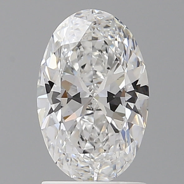 1.55 Carat Oval Shaped, Ideal Cut, E Color, VS1 Clarity, IGI Certified Lab Grown Diamond