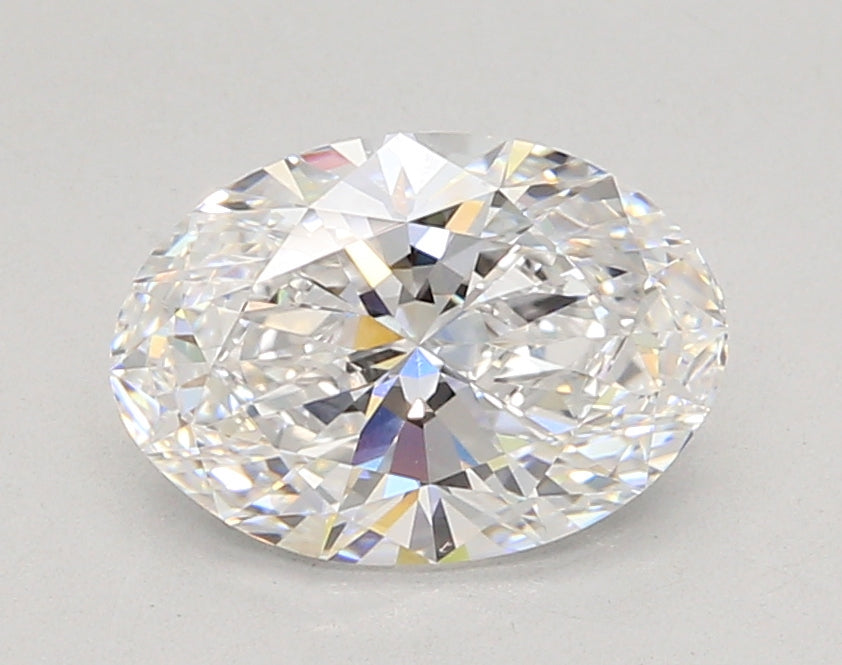 2.05 Carat Oval Shaped, Ideal Cut, D Color, VVS2 Clarity, IGI Certified Lab Grown Diamond