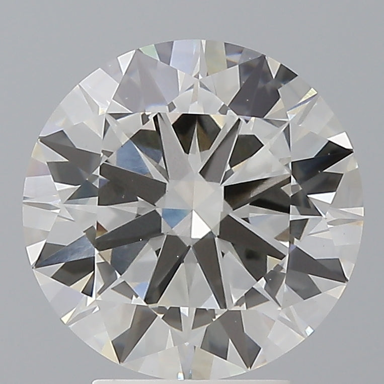 4.02 Carat Round Shaped, Excellent Cut, F Color, VVS2 Clarity, IGI Certified Lab Grown Diamond