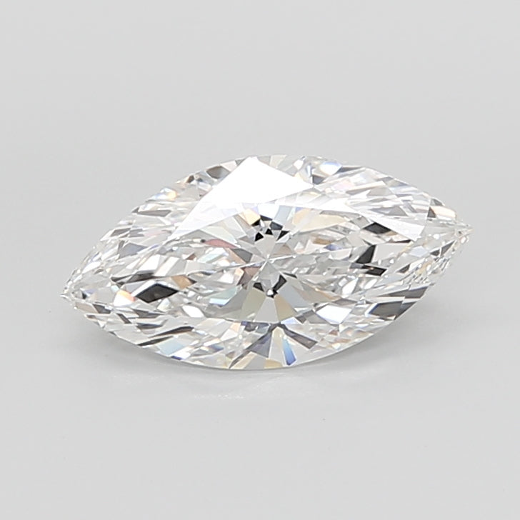 4.04 Carat Marquise Shaped, Ideal Cut, E Color, VVS2 Clarity, IGI Certified Lab Grown Diamond