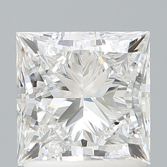 1.68 Carat Princess Shaped, Ideal Cut, D Color, VVS2 Clarity, IGI Certified Lab Grown Diamond