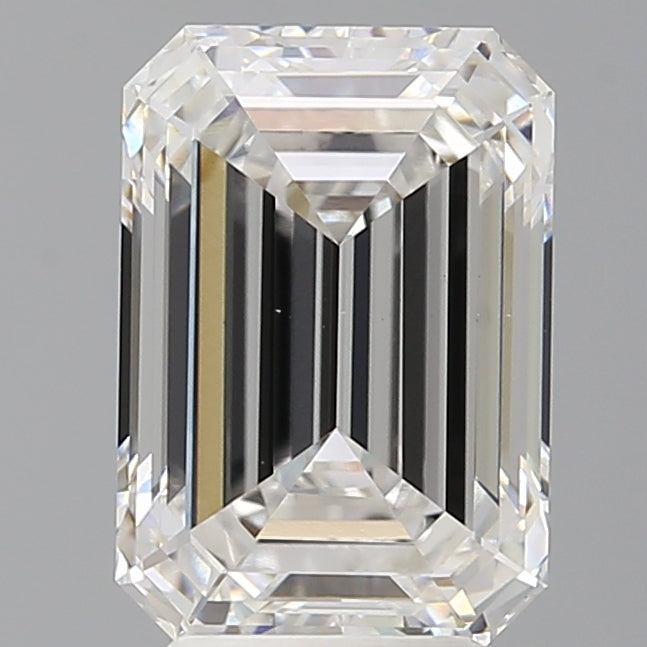 4.08 Carat Emerald Shaped, Ideal Cut, E Color, VS1 Clarity, IGI Certified Lab Grown Diamond