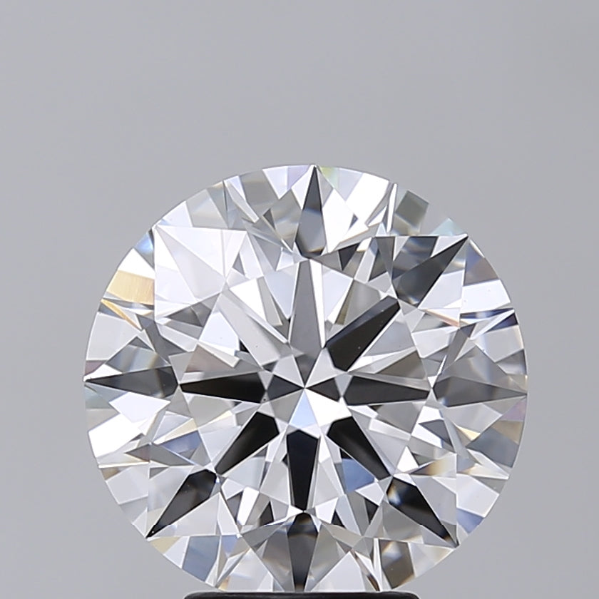 5.02 Carat Round Shaped, Ideal Cut, D Color, VVS2 Clarity, IGI Certified Lab Grown Diamond