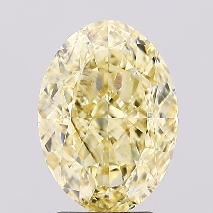3.12 Carat Oval Shaped, Excellent Cut, SI1 Clarity, IGI Certified Lab Grown Diamond