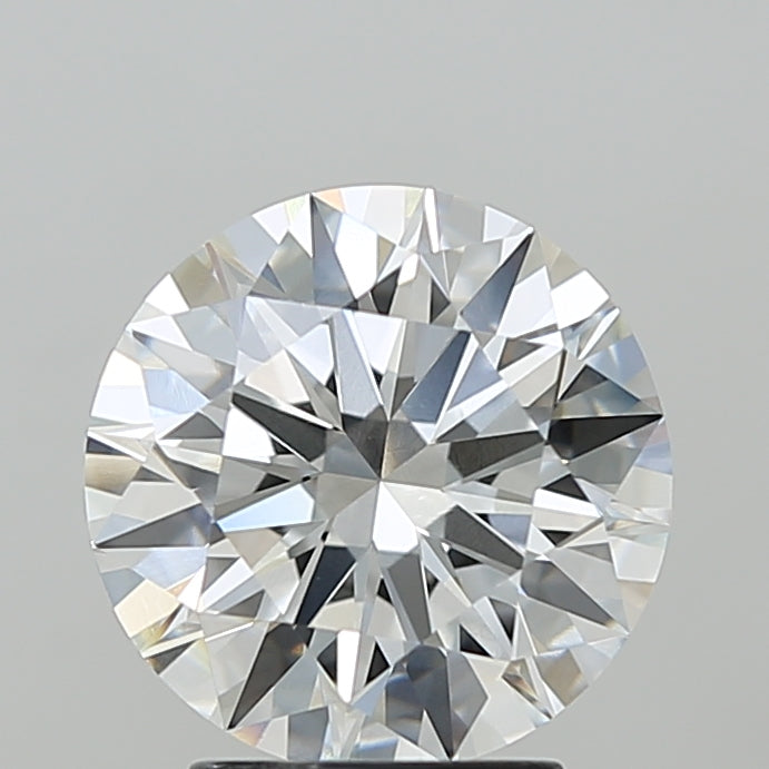 3.04 Carat Round Shaped, Ideal Cut, F Color, VVS2 Clarity, IGI Certified Lab Grown Diamond