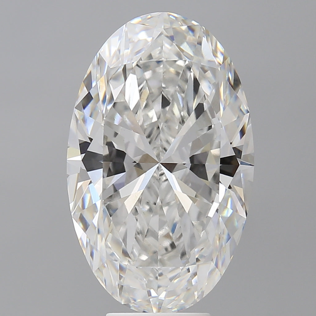 8.06 Carat Oval Shaped, Ideal Cut, E Color, VVS2 Clarity, IGI Certified Lab Grown Diamond
