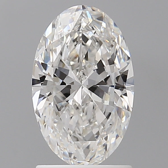 1.59 Carat Oval Shaped, Ideal Cut, E Color, VVS2 Clarity, IGI Certified Lab Grown Diamond