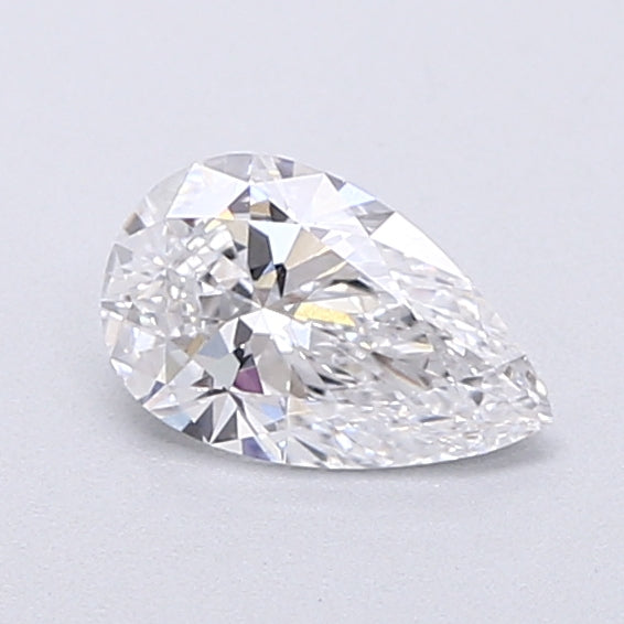 0.57 Carat Pear Shaped, Very Good Cut, D Color, VS1 Clarity, IGI Certified Lab Grown Diamond