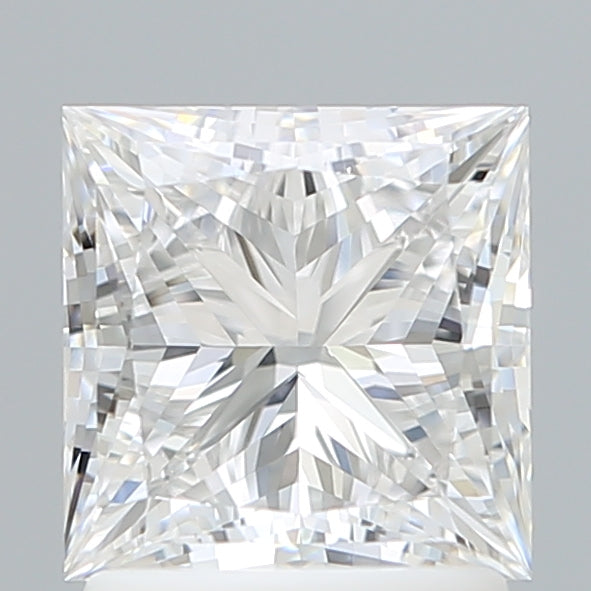 1.77 Carat Princess Shaped, Ideal Cut, E Color, VS1 Clarity, IGI Certified Lab Grown Diamond