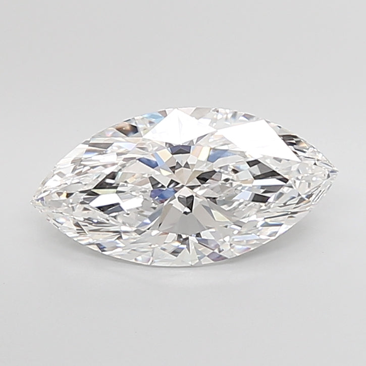 4.08 Carat Marquise Shaped, Ideal Cut, E Color, VVS2 Clarity, IGI Certified Lab Grown Diamond