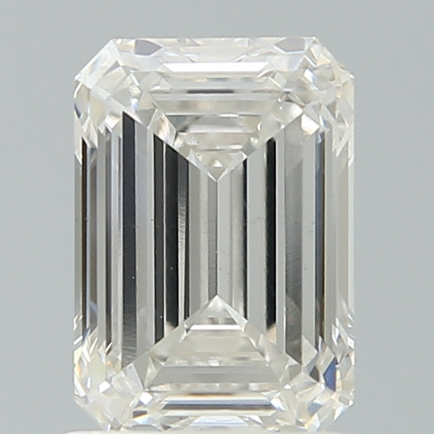 1.52 Carat Emerald Shaped, Ideal Cut, G Color, VS1 Clarity, IGI Certified Lab Grown Diamond
