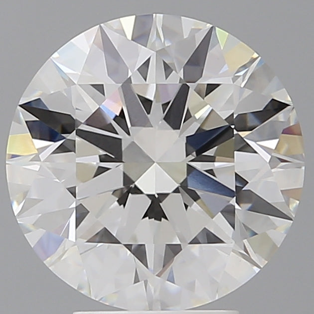 4.60 Carat Round Shaped, Ideal Cut, E Color, VVS2 Clarity, IGI Certified Lab Grown Diamond