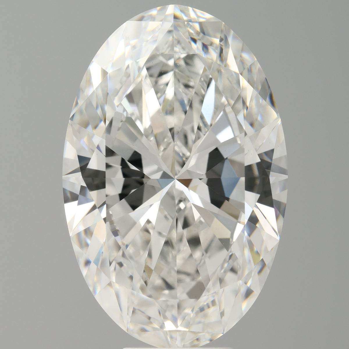 10.01 Carat Oval Shaped, Ideal Cut, F Color, VVS2 Clarity, IGI Certified Lab Grown Diamond