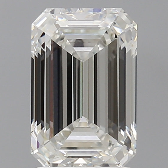 2.60 Carat Emerald Shaped, Ideal Cut, E Color, VVS2 Clarity, IGI Certified Lab Grown Diamond